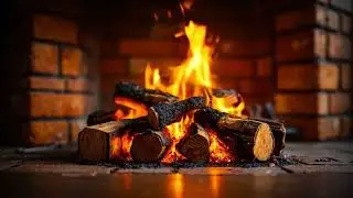 Fireplace Up Close | Intense Flames & Glowing Embers in 4K (ASMR)