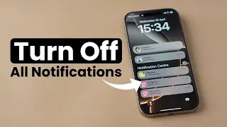 How To Turn Off All Notifications on iPhone?