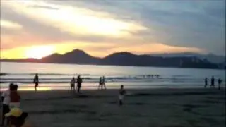 Sunset in Santos