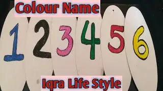 1 to 6 Number 6 Color Name | Iqra Life Style