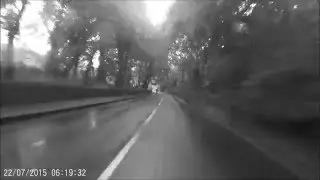 Passing by Blaise Castle Park Hendbury Bristol zx6r sj4000