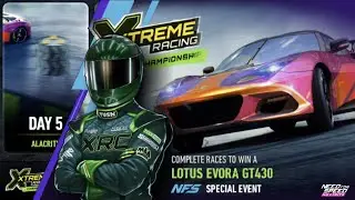 Lotus Evora GT430 | Day 5  Alacrity | NFS No Limits: XRC