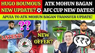 Hugo Boumous To ATKMB New Update?😱Apuia Transfer Update!🔥ATK Mohun Bagan AFC Cup New Dates!💥 #QnA