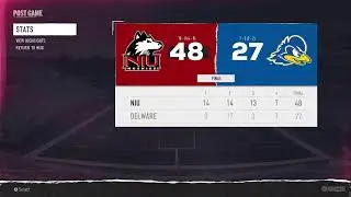 WEEK   12    25#  NIU   HUSKIES  9-0   @   DELAWARE FIGHTING BLUE HENS  7-2