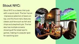 Check out the list of the Best Sports Bars in Manhattan, New York