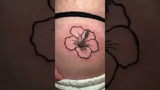 Hibiscus Flower #tattoo #trending #shorts