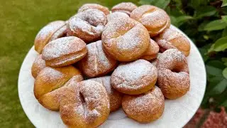 Pączki bez drożdży gotowe w 10 minut 😮