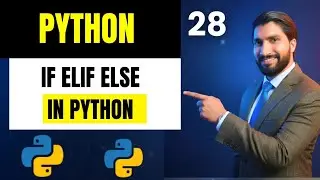 #28 If Elif Else Statement in Python 🔥 | Multiple Conditions Explained in Hindi