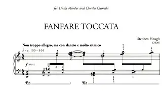 Stephen Hough - Fanfare Toccata [Yunchan Lim]