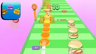 Burger Rush ​- All Levels Gameplay Android,ios (Part 8)