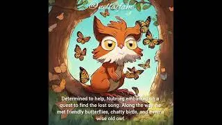 Enchanted Forest: Nutmeg's Quest#kids story time#Animation story tales#like👍#subscribe