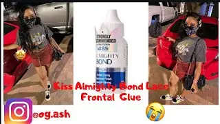 KISS ALMIGHTY BOND LACE GLUE|GRWM|7x7 CLOSURE INSTALL