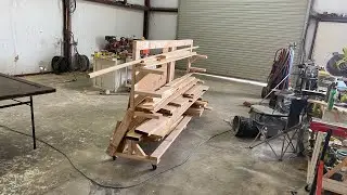 EASY LUMBER RACK DIY! LESS THAN $80 FREE PLANS 