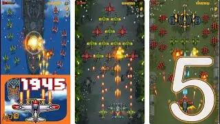 1945 - Airplane shooting games - Gameplay IOS & Android #5