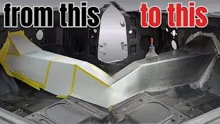 How I Build Transmission Tunnel for ´69 mustang