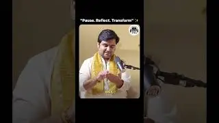 A simple practice for self-reflection. Indresh Upadhyay shared a powerful method: - @BhaktiPath