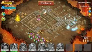 Castle Clash Insane Dungeon 5-6 3 flamed with Anubis and Espirita