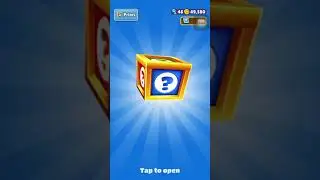 Mystery box | opening prize box | one life key | subway surfers Game playing in iPhone