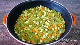 FALSA PAELLA😋 VEGETARIANA. Vegano😋