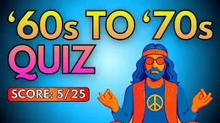 Getting 10 Correct Answers For This '60s to '70s TRIVIA Is Super Hard! Can You?