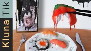 EATING SLIME SUSHI!!!