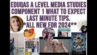 A-level Media Studies MS1 Last Minute Tips