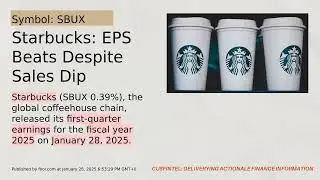 Latest Trending Stock News for #SBUX .