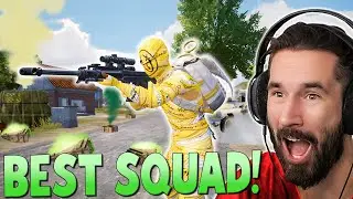 STRONG Squad Rush Gameplay 😱 PUBG MOBILE