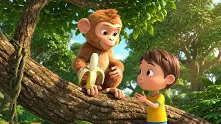 Mischievous Baby Monkey Hid the Banana 🍌🐒 | Kids Songs and Nursery Rhymes