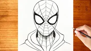 How to Draw Spider-Man | Realistic Spiderman Drawing Step by Step | Drawing Tutorial