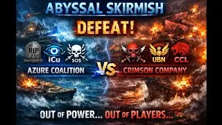 Abyssal Skirmish WAR Recap | Azure vs Crimson &ndash; Brutal Naval Battles!