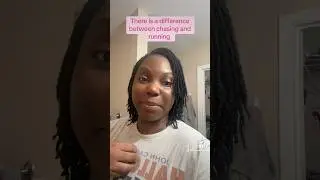 There is a difference between chasing and running #fypyoutube