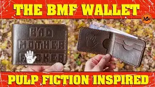Making the Pulp Fiction BMF Wallet // Minimalist Bifold // Leatherworking