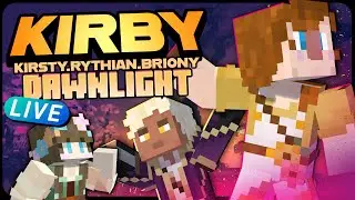 KirbyCraft Dawnlight: The Fishing Crew complete the Twilight Forest! | Kirsty, Rythian & Briony!