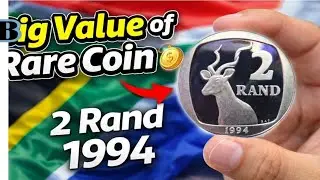 2 Rand 1994 South Africa Coin Value  | Rare Coin Worth $29? | Old Coin Gold Mine