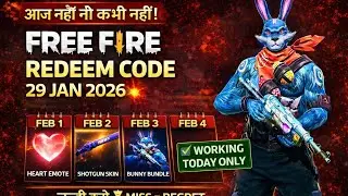 Free Fire Today's redeem code 30 jan 2026❤#freefireredeemcodetoday #redeecode #redeecodefreefire