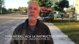 Kayak Skills Course, ACA Level 3 ICW, Instructor Certification. St Petersburg, FL. Tom Nickels