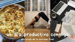 un día PRODUCTIVO conmigo | entrega final, recetas, yoga...