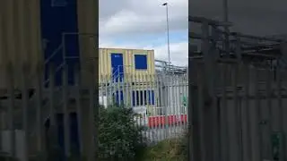 New Translink Travel Hub under construction in Belfast, Northern Ireland.