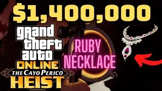 GTA 5 Online Cayo Perico Heist: Ruby Necklace, Elite Challenge Solo
