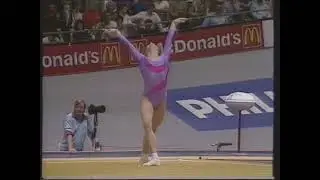 Dörthe Thümmler (GDR) - Worlds 1987 - Floor Exercise Final