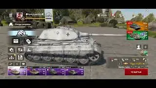 War Thunder Mobile German Tiger II Gameplay #warthundergameplay #warthunder #games #fyp #germany 