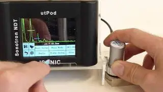 ISONIC utPod - 2 point calibration straight beam probe