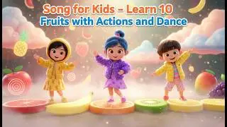 Fruit Song for Kids – Learn 10 Fruits with Actions and Dance – Sula Channel