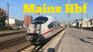 Z&uuml;ge/Trains in Mainz Hbf
