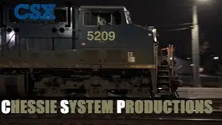 [CSXT]5209 ES40DC & 397 [CW44AC]Leads Q470-24 NB On the 1 Track in Fay NC W/A Short Train