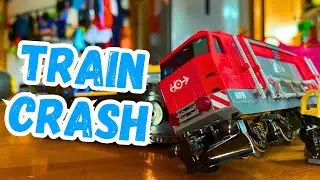 Крушение поезда Lego 8