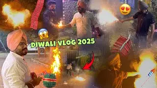 Diwali Vlog 2025 😍 | Testing 120 Shot , 240 Shot  , Bullet bomb , Aloo bomb 😱