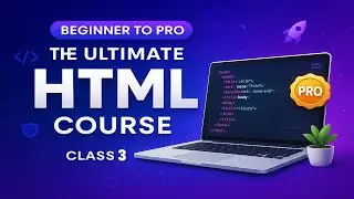 HTML Full Course Class 3 (2025) | HTML5 Text Inline Tags | Web Development Course for Beginners