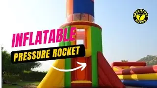 Inflatable pressure rocket